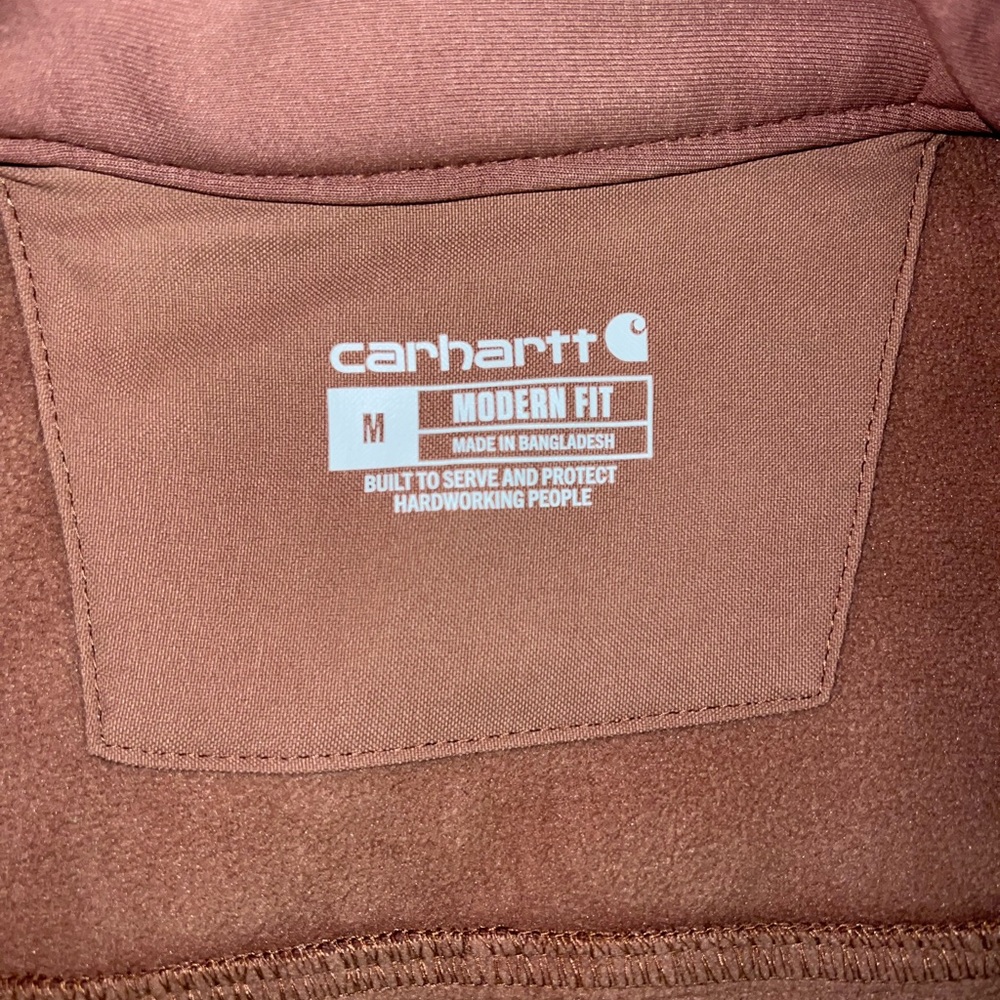 CARHARTT WOMEN'S RUGGED FLEX® PEAK BONDED FLEECE SCRUB JACKET Size Medium - Picture 4 of 5